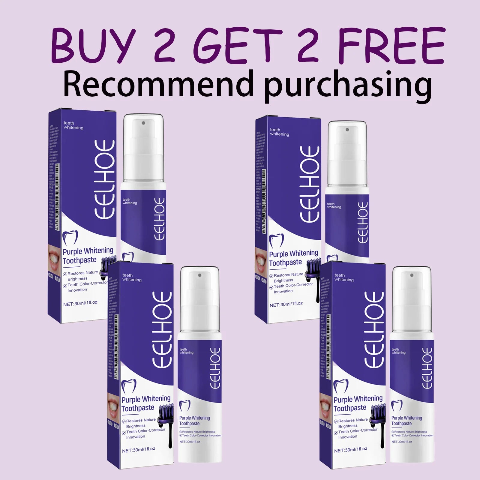 Purple Whitening Toothpaste