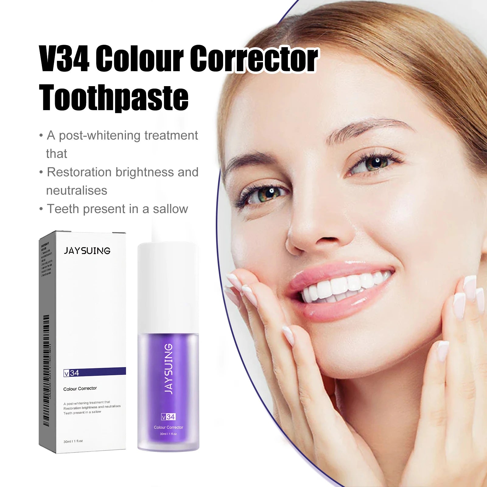 V34 Whitening Toothpaste