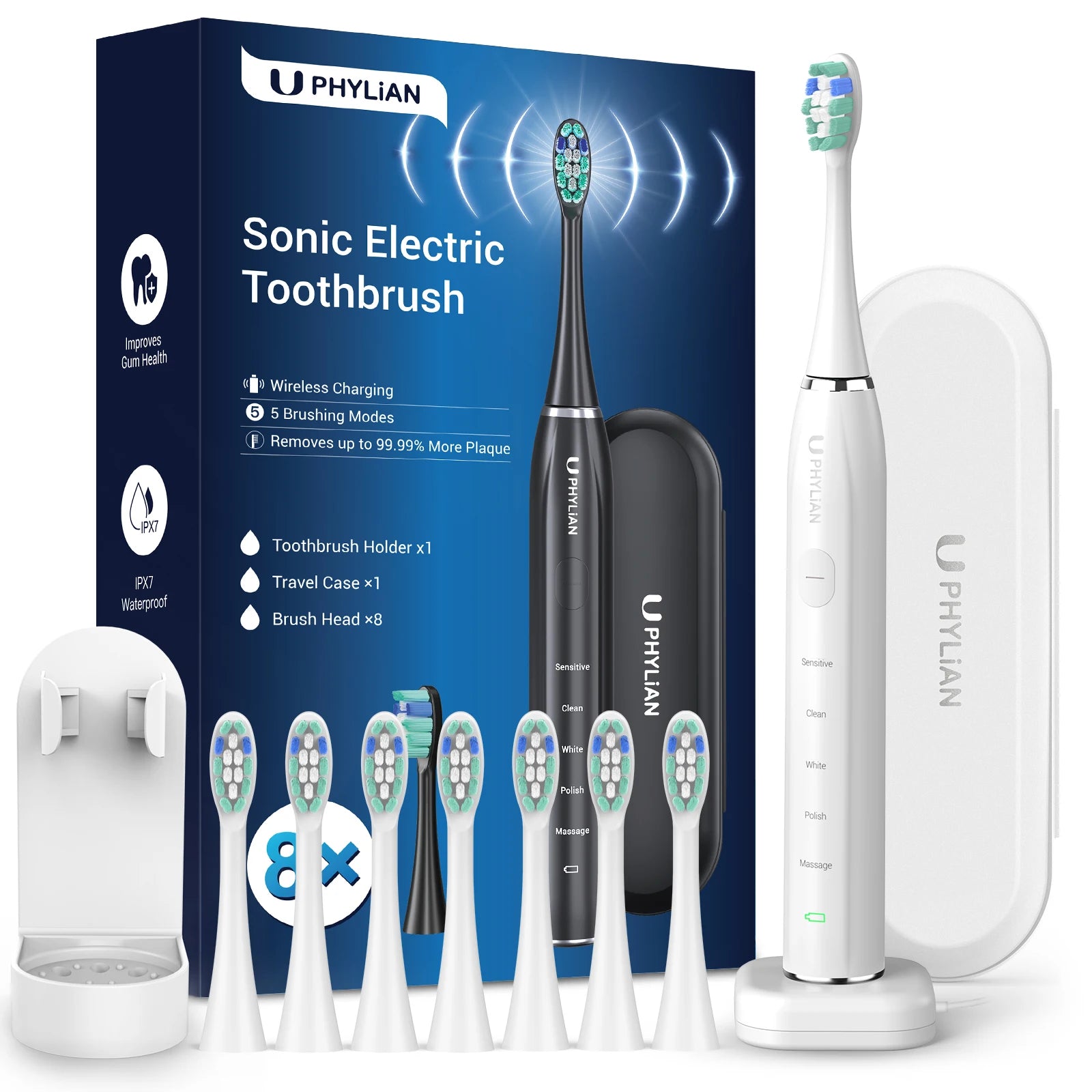 Sonic Toothbrush 8 Heads