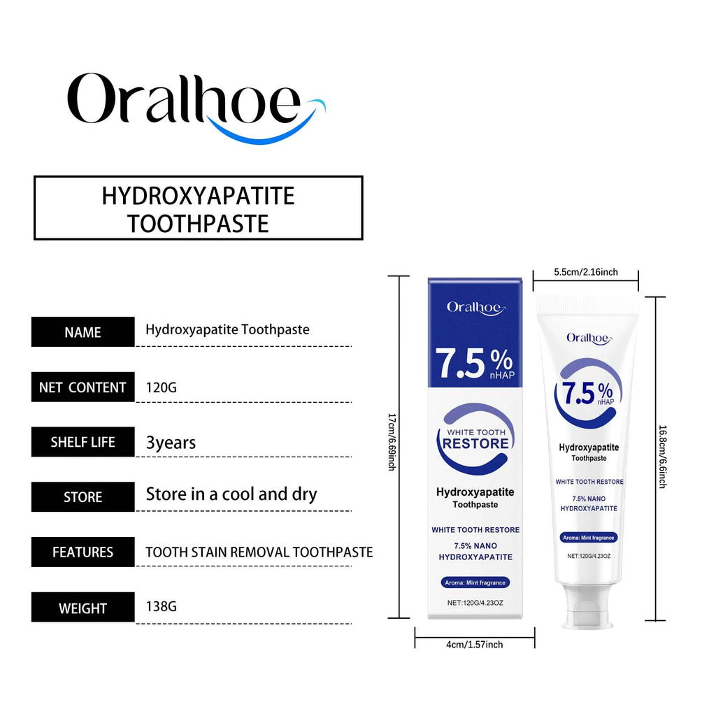 Hydroxyapatite Whitening Toothpaste