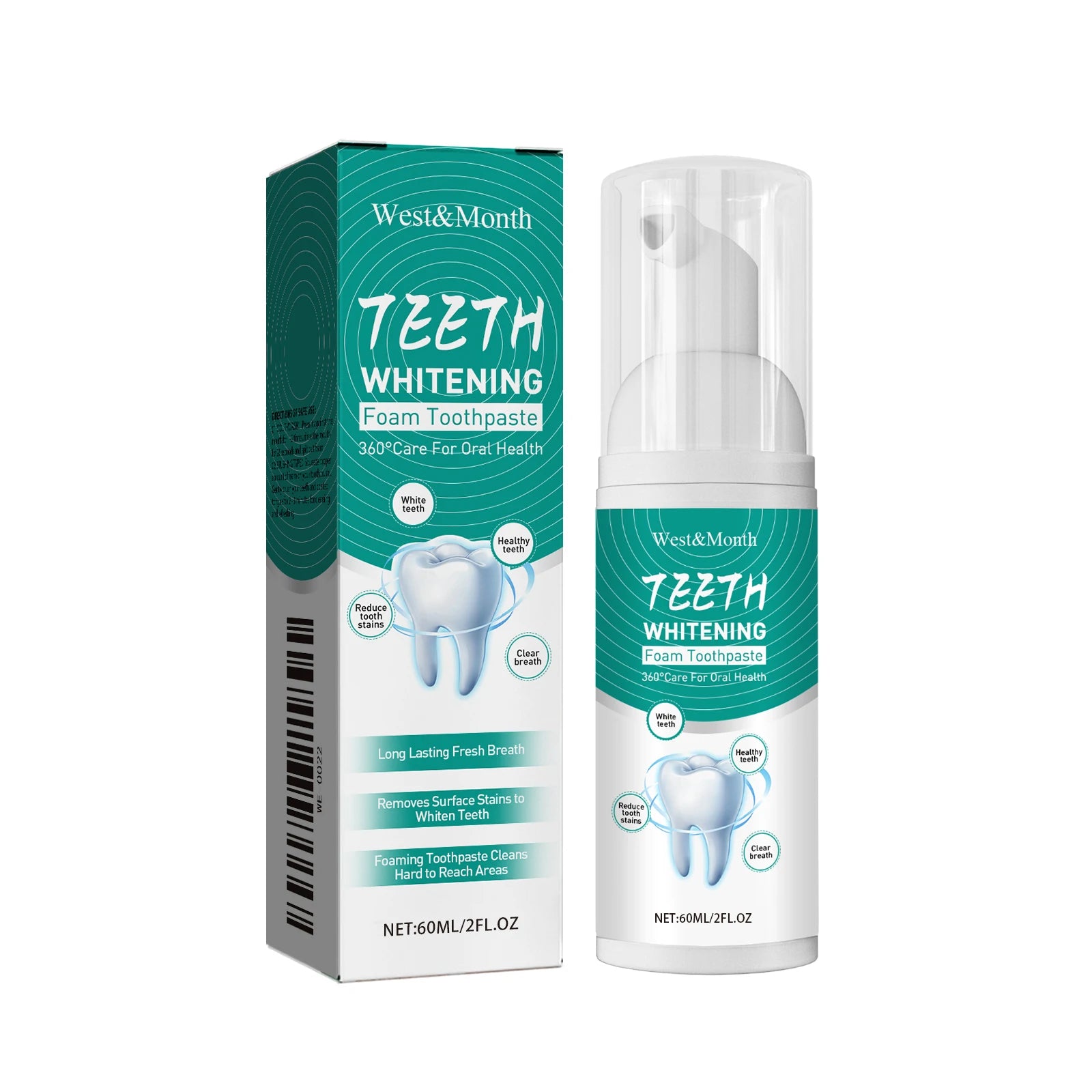 WEST&MONTH Whitening Toothpaste