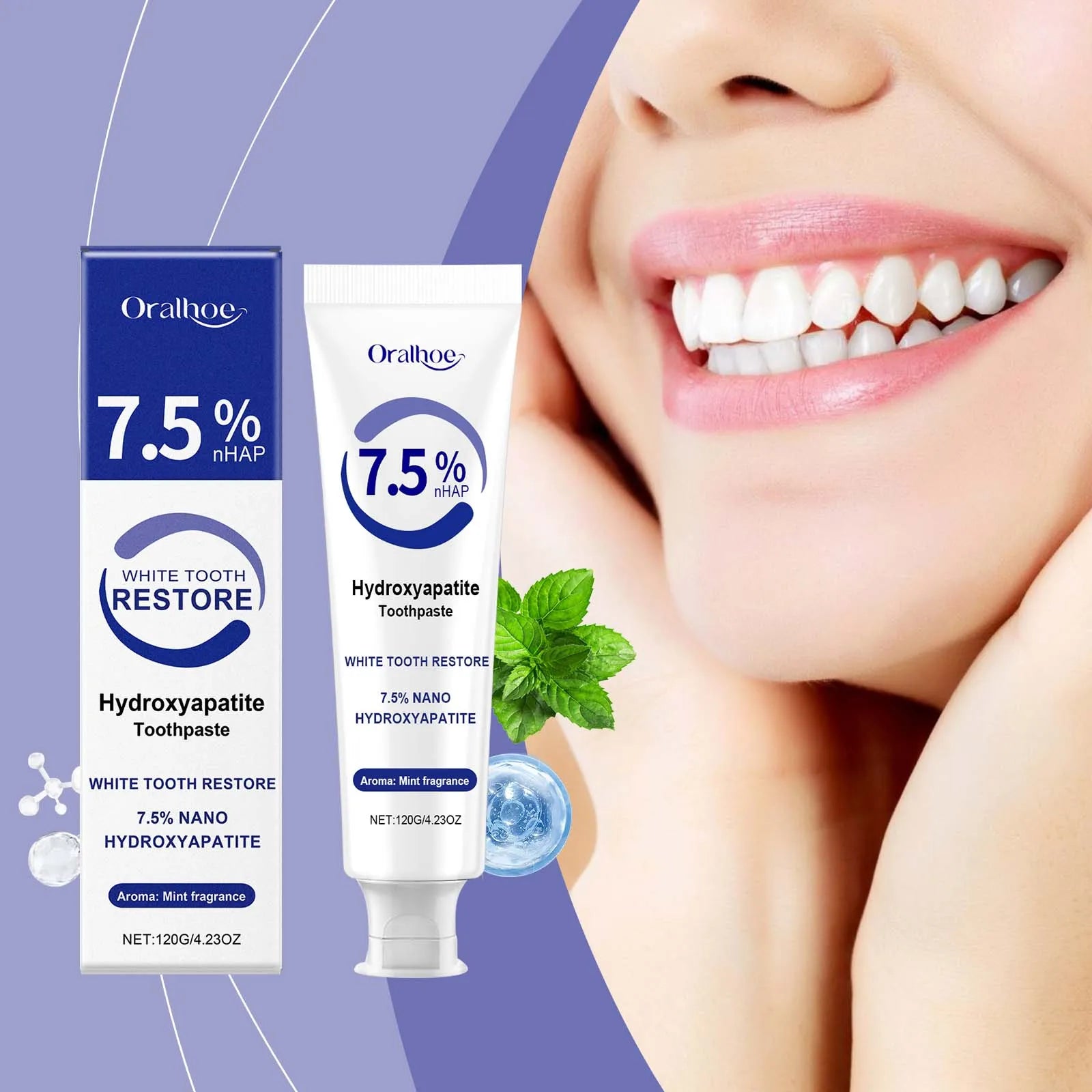 Hydroxyapatite Whitening Toothpaste