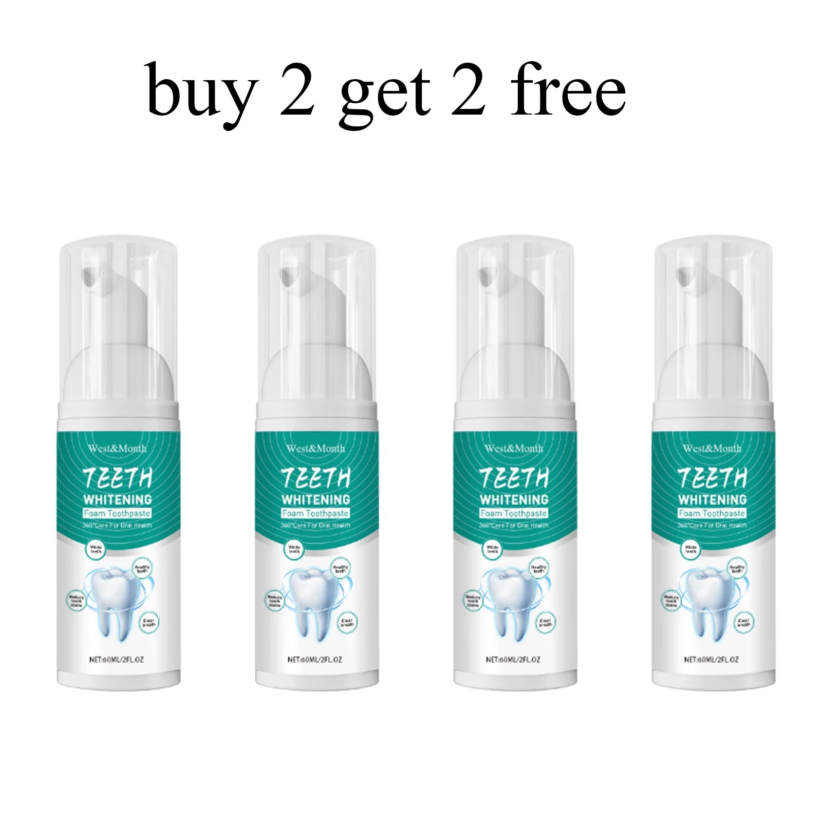 WEST&MONTH Whitening Toothpaste