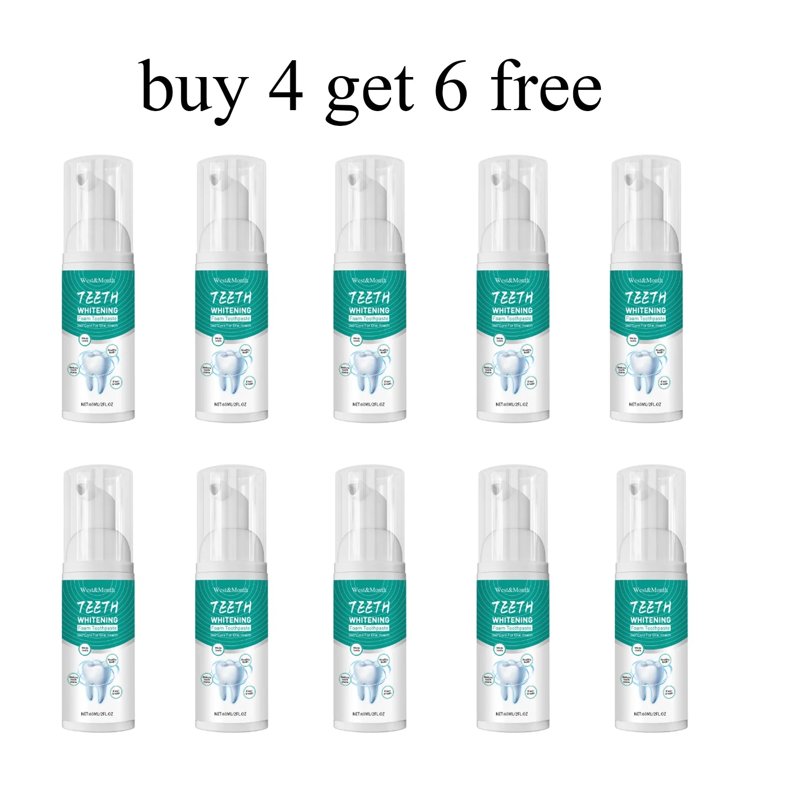 WEST&MONTH Whitening Toothpaste