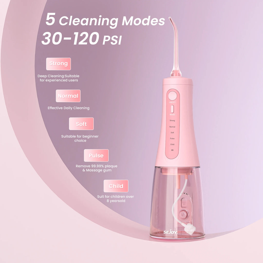 SEJOY Portable Water Flosser 350ML
