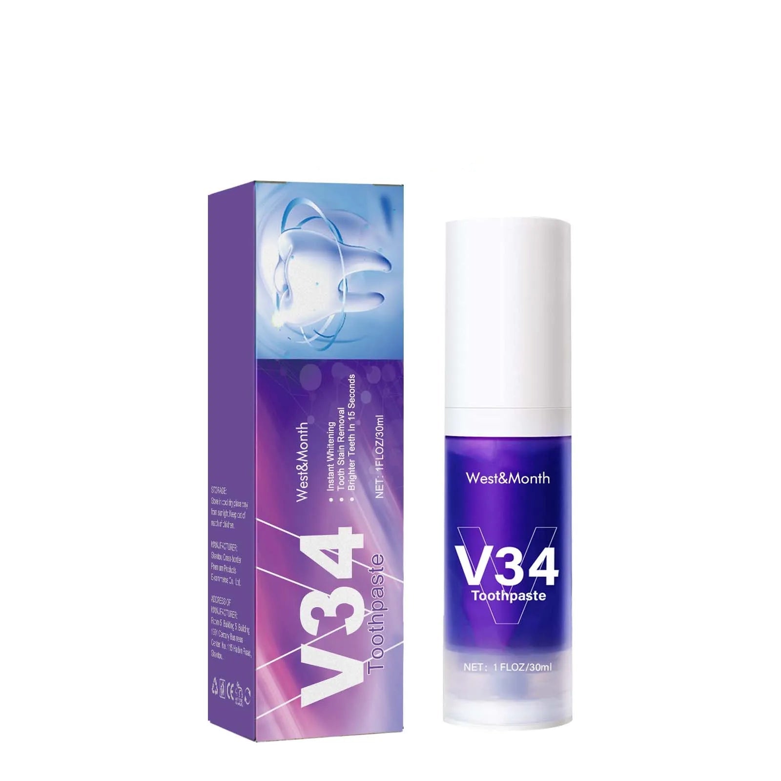 V34 Whitening Mousse