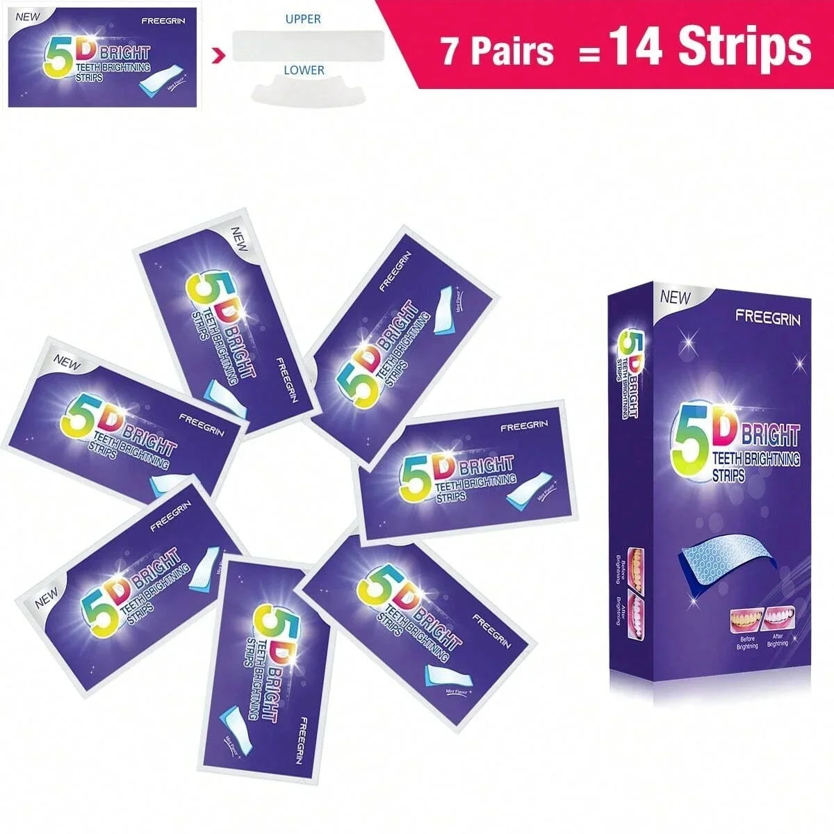 5D Whitening Strips