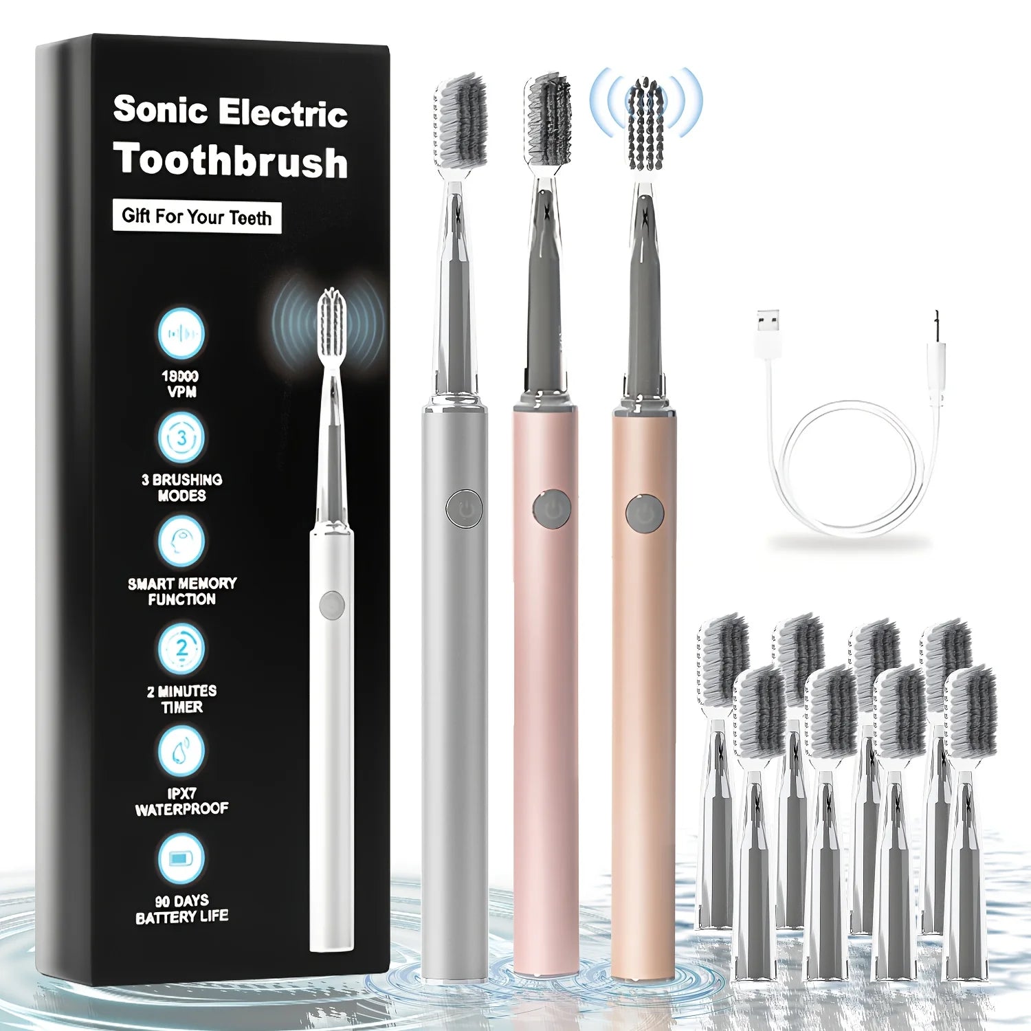 Ultrasonic Electric Toothbrush