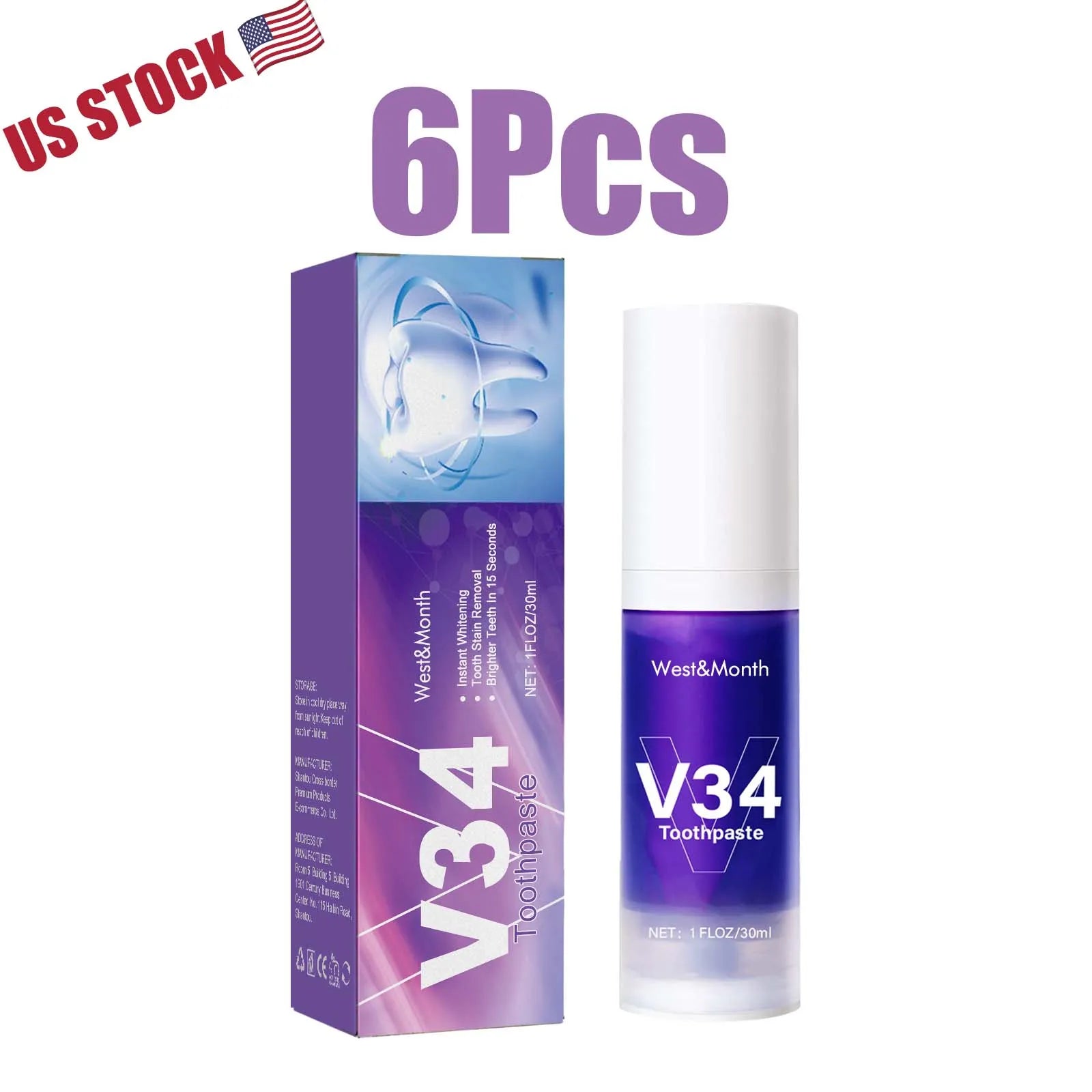 V34 Whitening Mousse