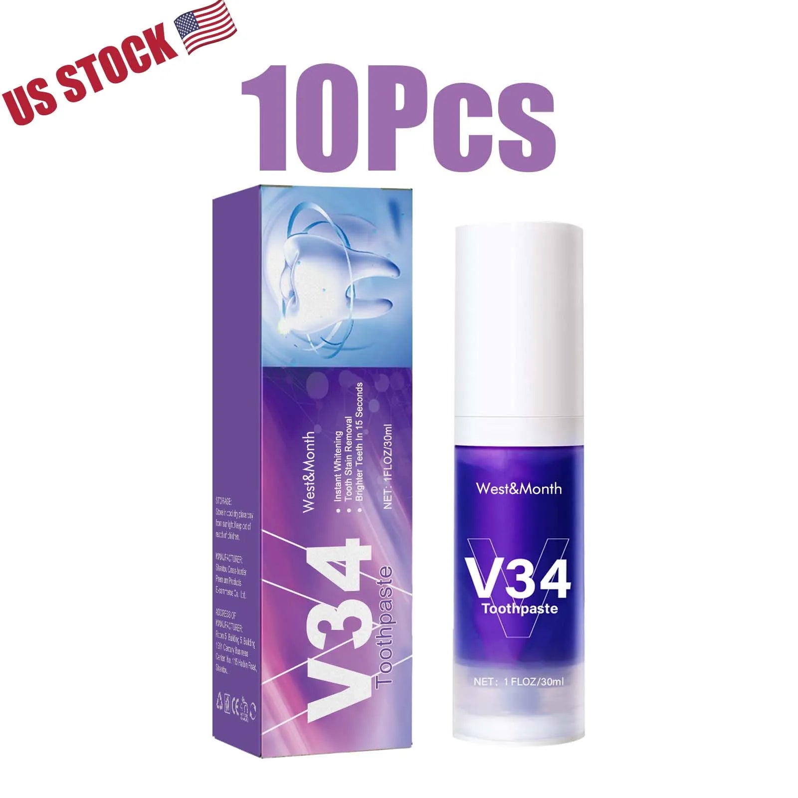 V34 Whitening Mousse