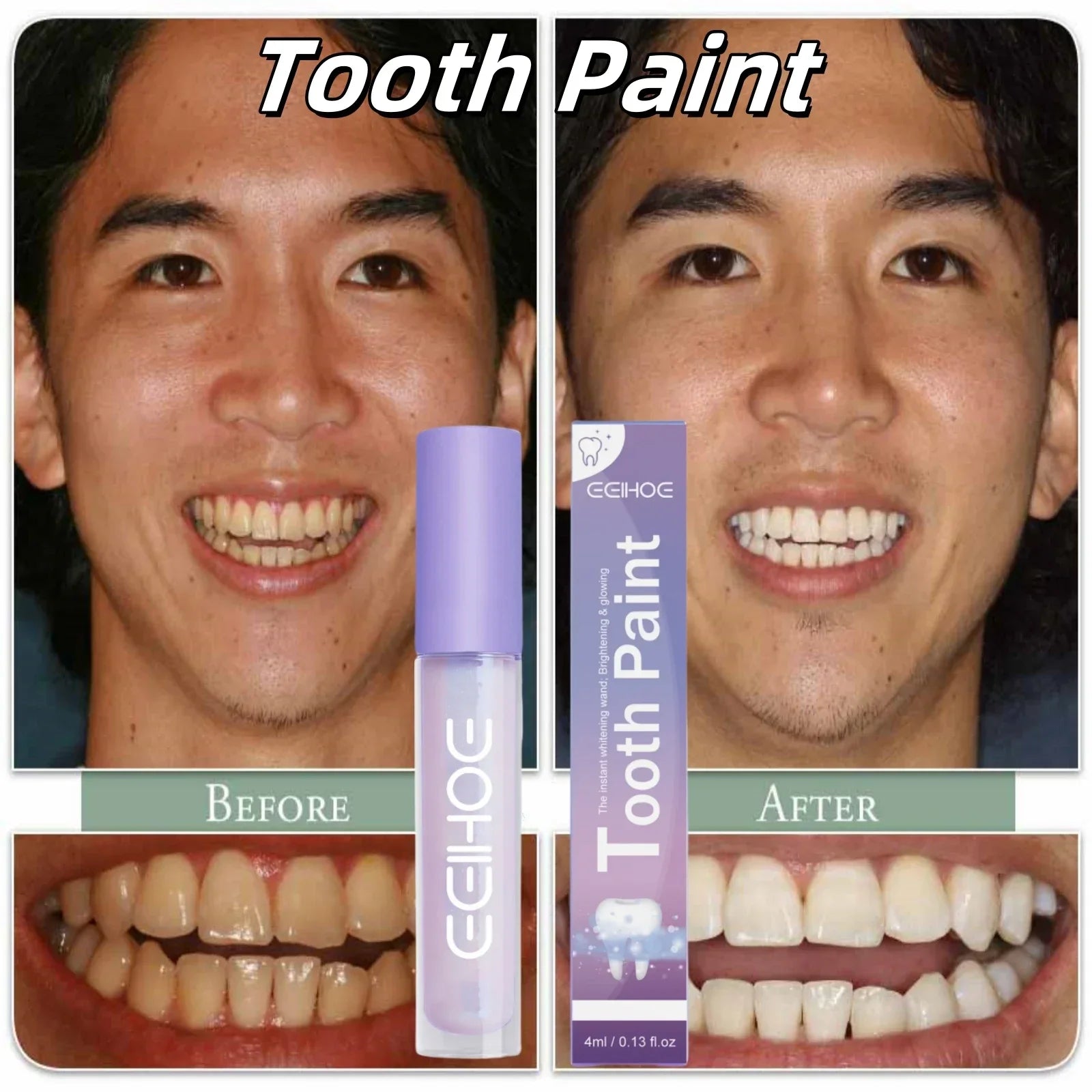 Instant Teeth Whitening Paint