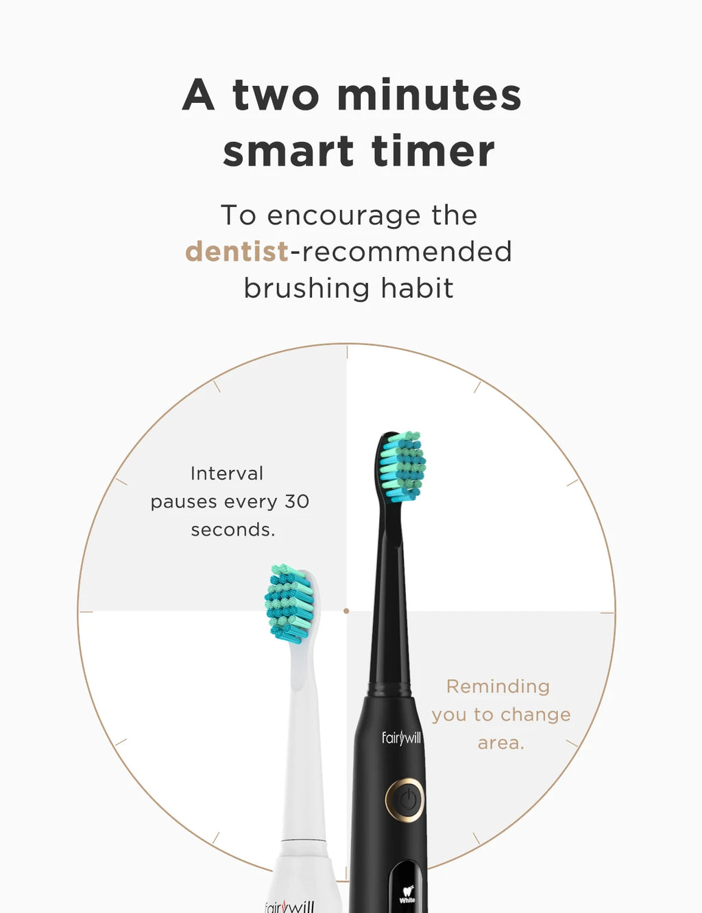 Fairywill Sonic Toothbrush FW-D7