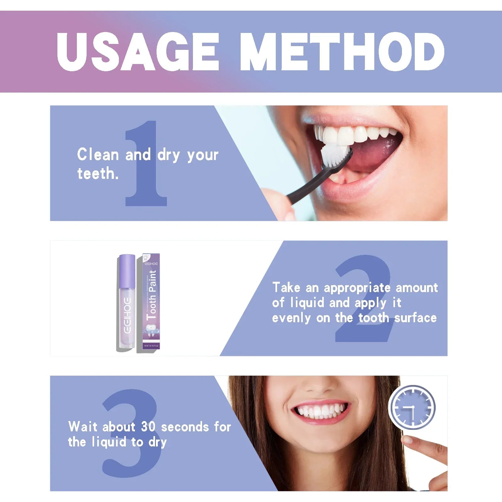 Instant Teeth Whitening Paint